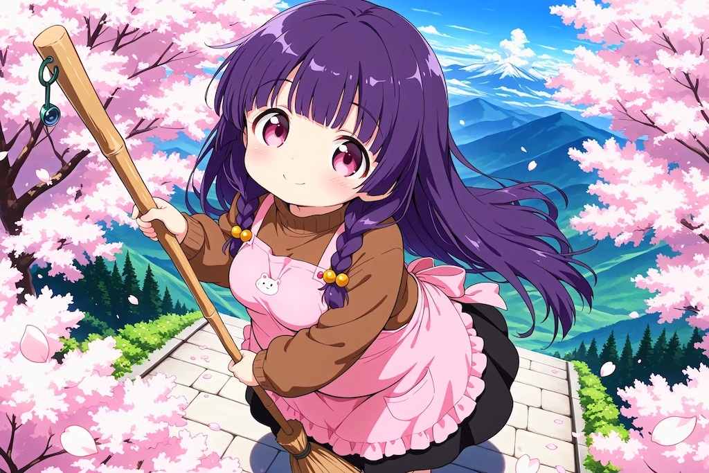 春色コーデな「エプロン」