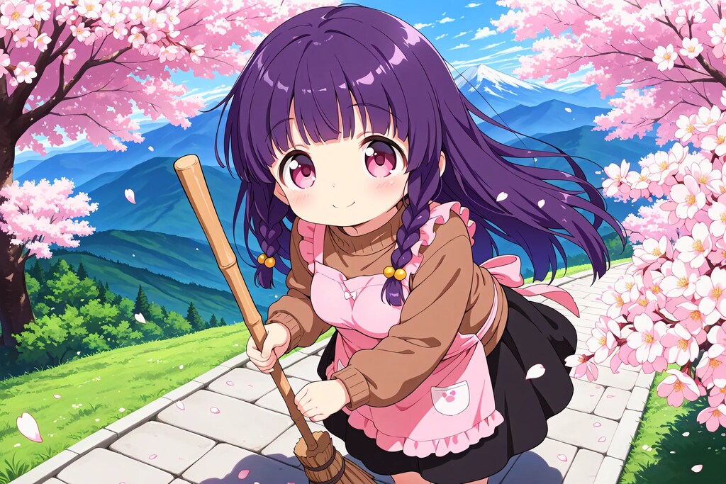 春色コーデな「エプロン」