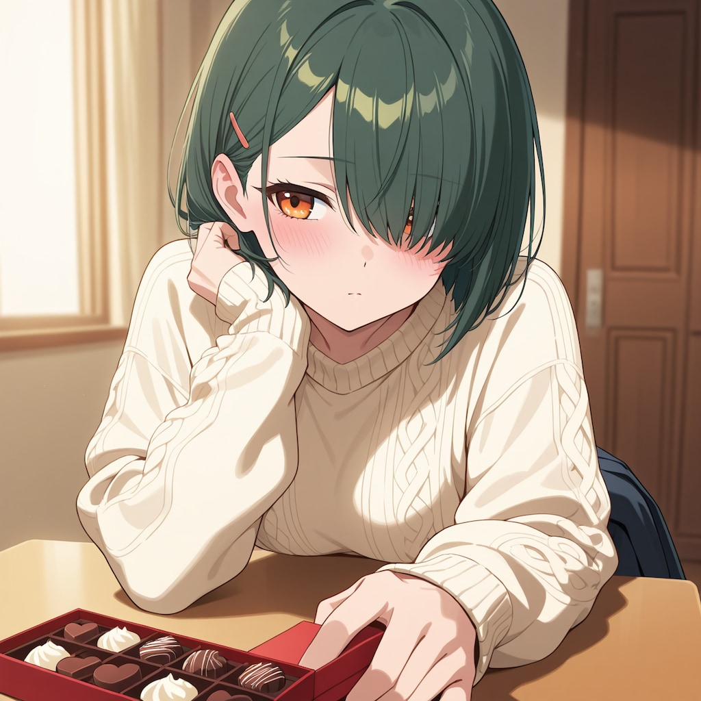 友達からもらったチョコなんだけど、今ダイエット中だから……