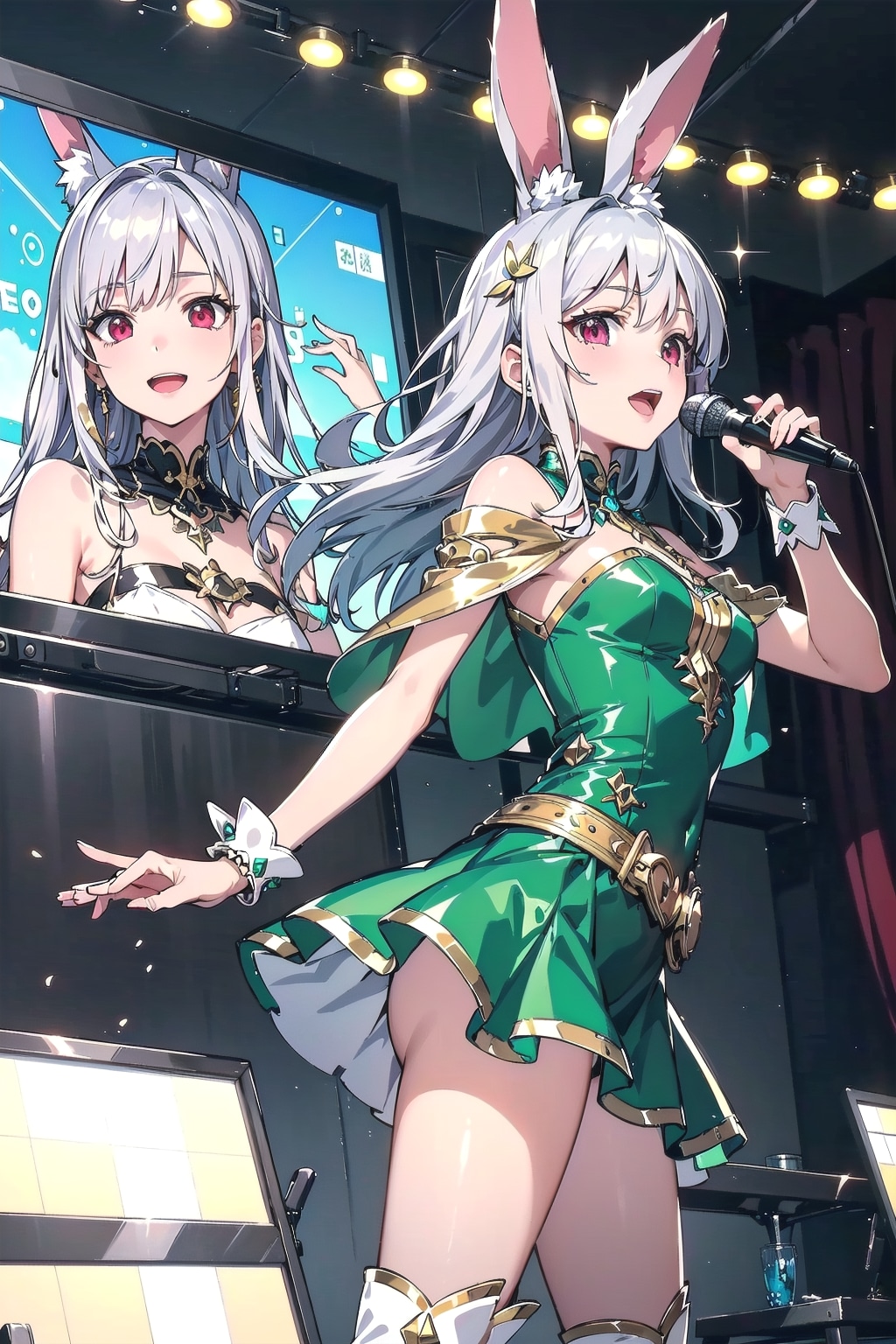 スーパーアイドル降臨なのです🎤🐰✨