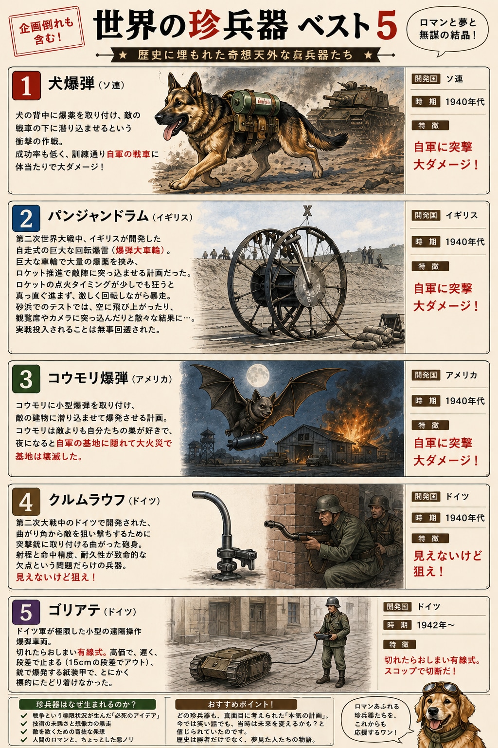 大好きな珍兵器コレクション