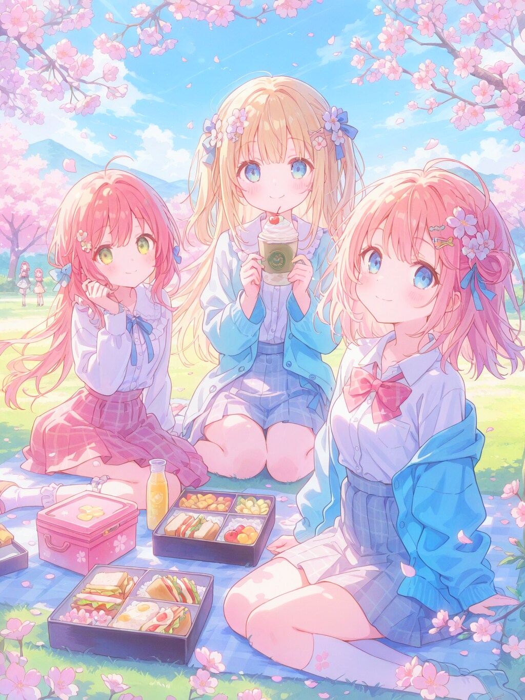 春の青空ピクニック