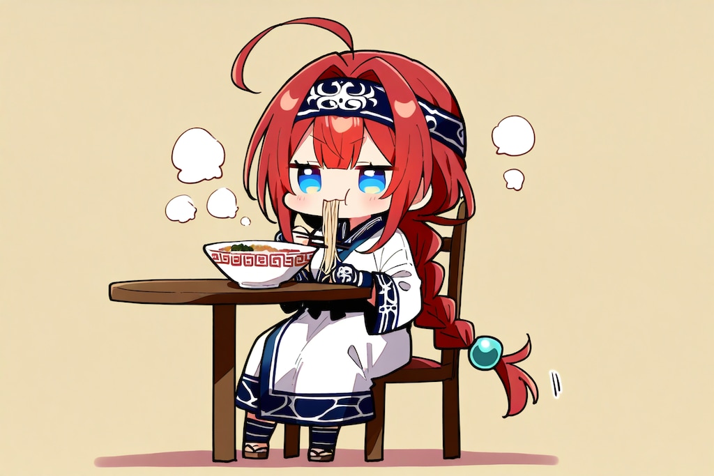 コロポックル赤髪お兄ちゃんズくんはラーメンも注文しました