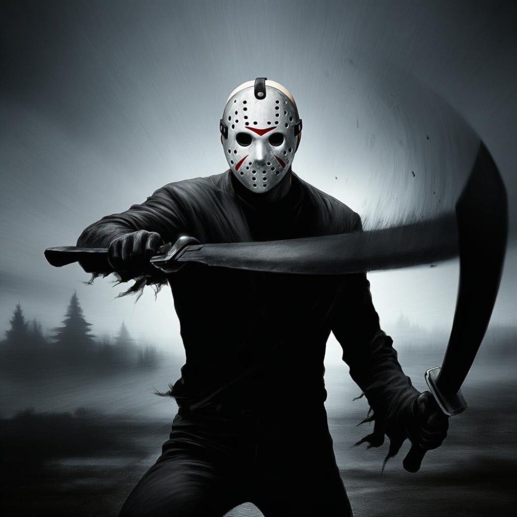 白黒ホラーコスプレ人妻達に追われる