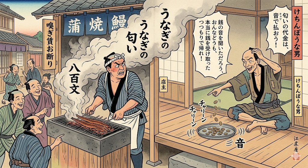 小咄｢うなぎの嗅ぎ賃｣