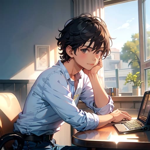 イケメンプログラマー | の人気AIイラスト・グラビア