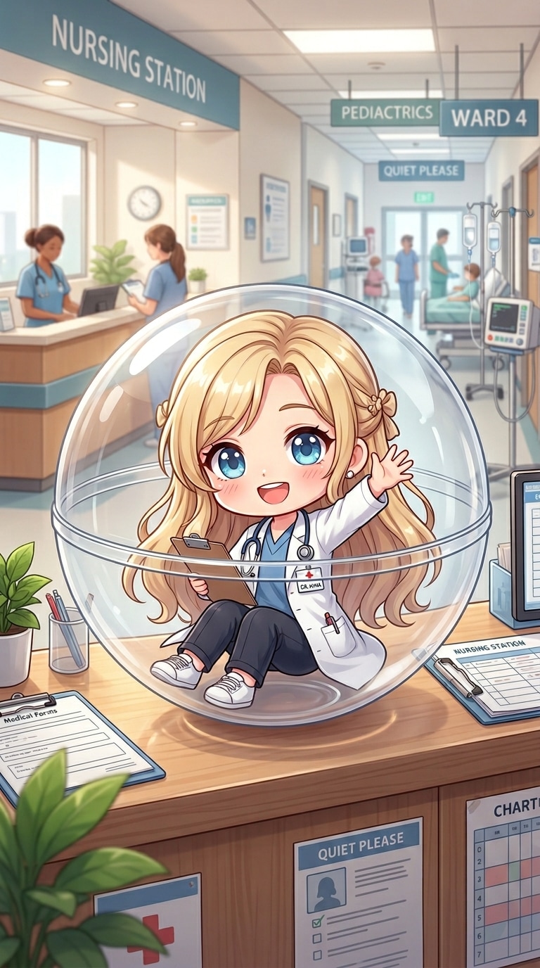 ドクター姿のTULIPちゃんをカプセルに入れたよ | の人気AIイラスト・グラビア