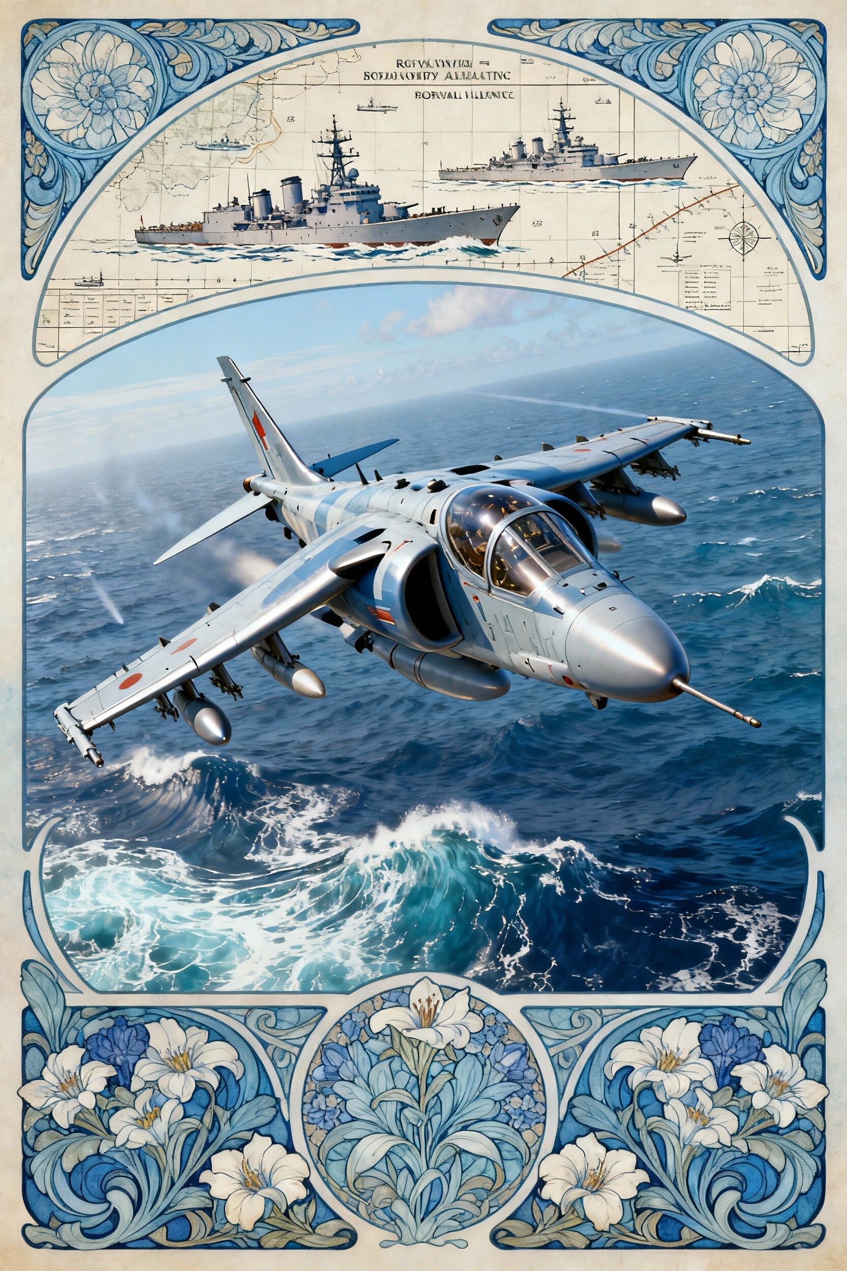 Seedream. Sea Harrier Attacks | の人気AIイラスト・グラビア