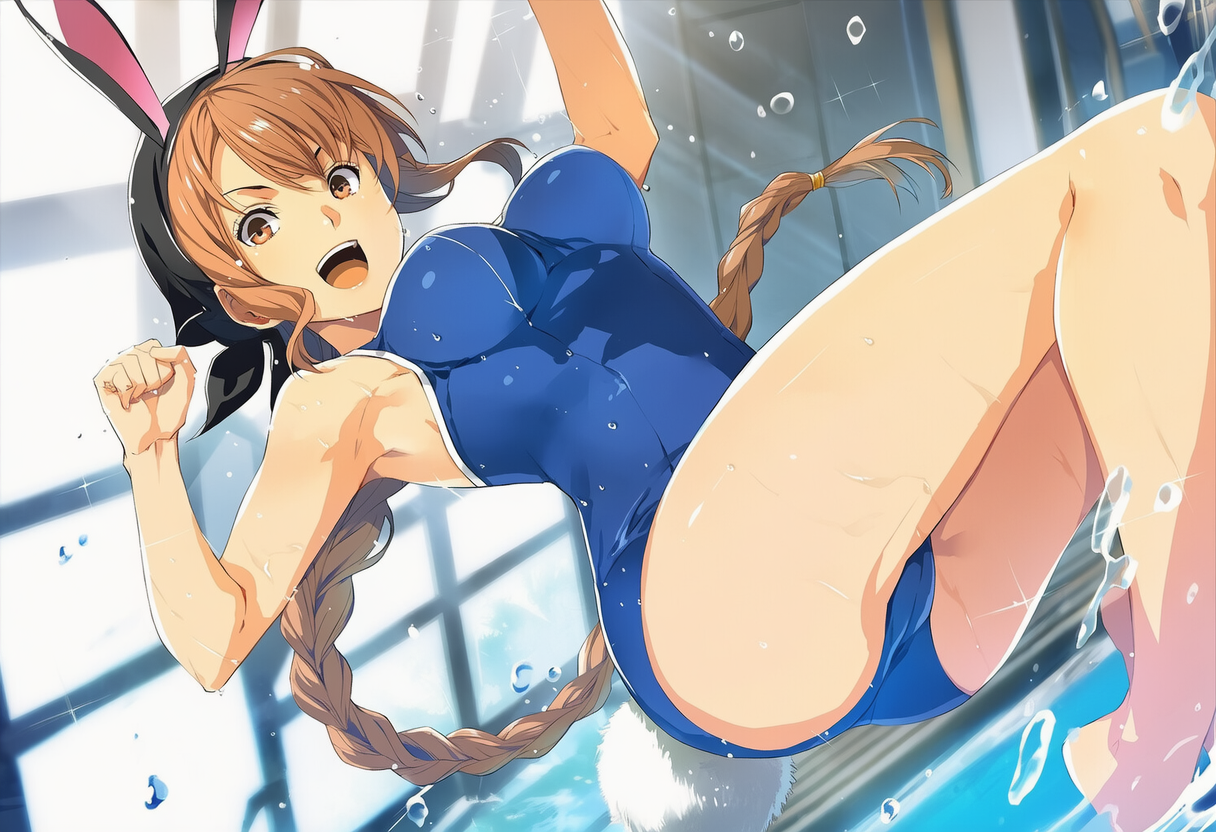 スク水ジャンプ！