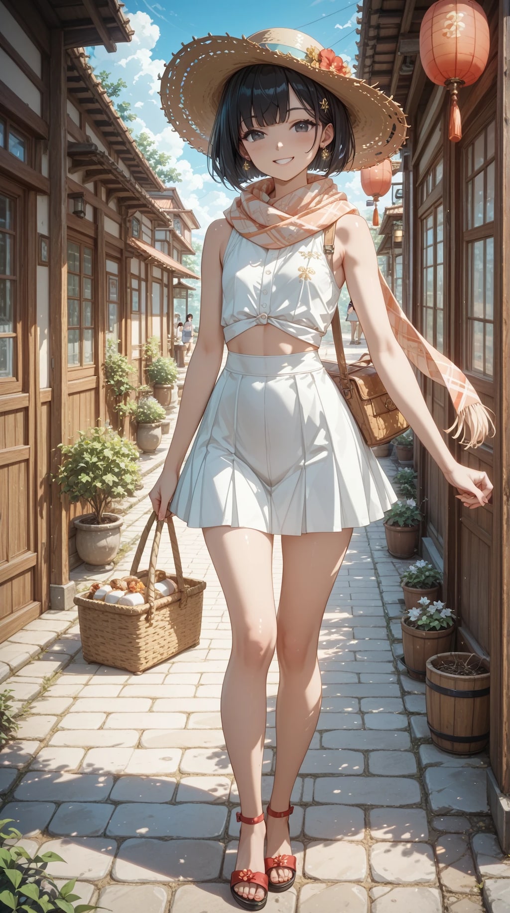 バカンスに来た奥さま