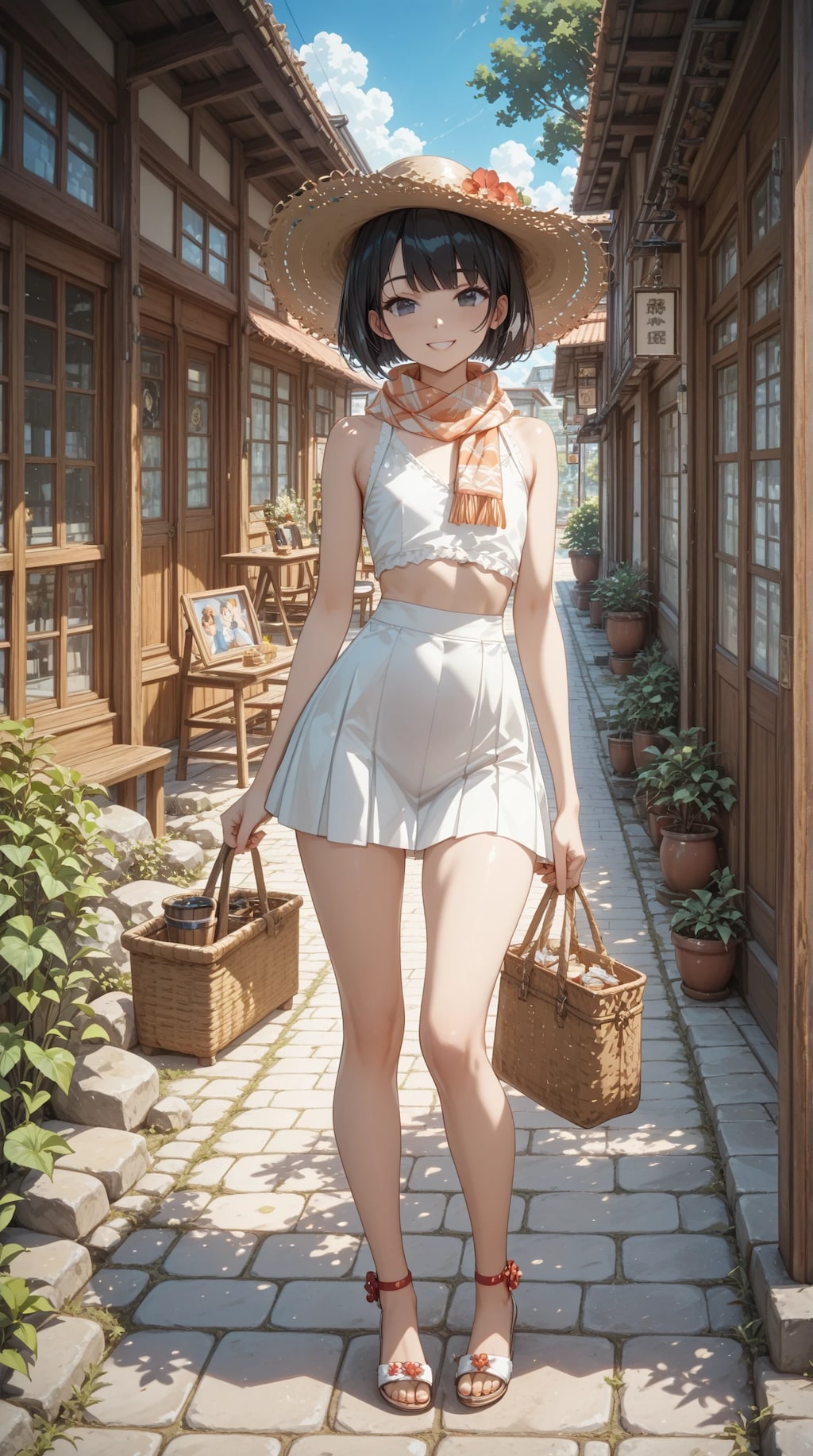 バカンスに来た奥さま