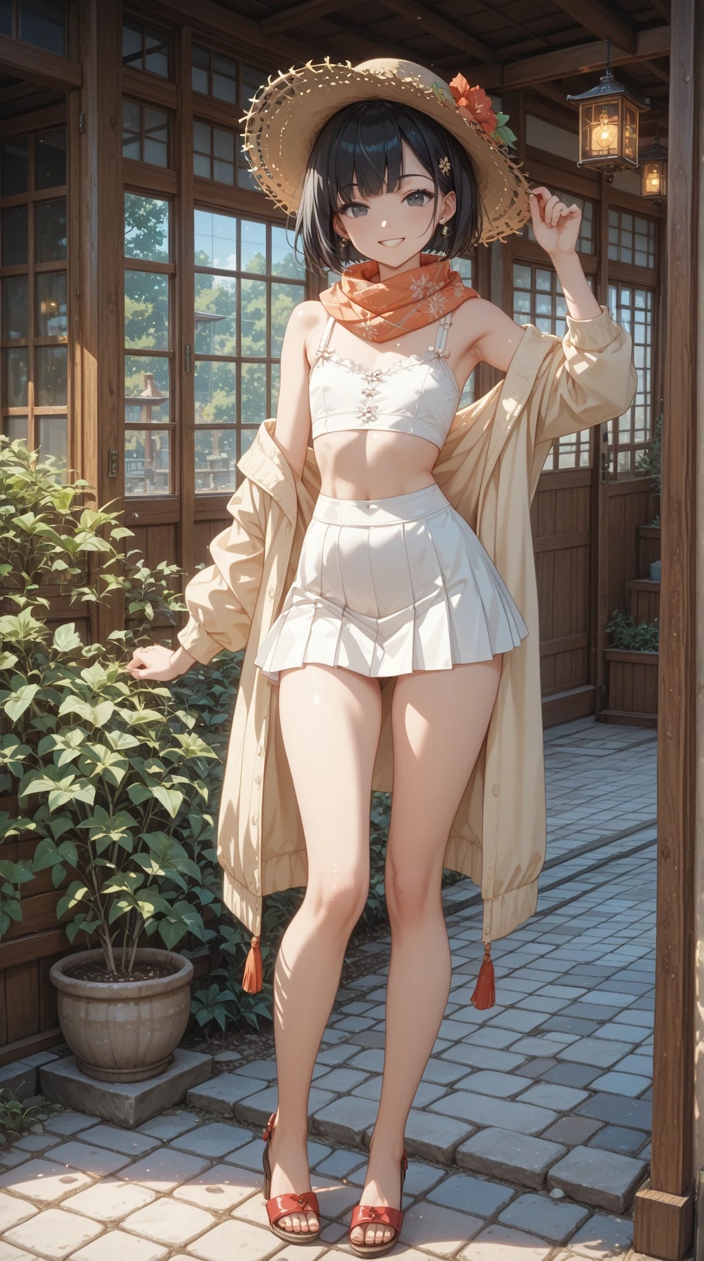 バカンスに来た奥さま
