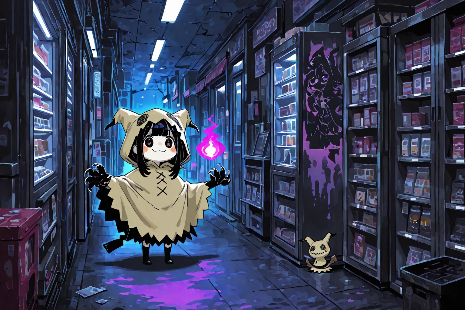 「16.ミミッキュ・擬人化シリーズ」DAISY | の人気AIイラスト・グラビア