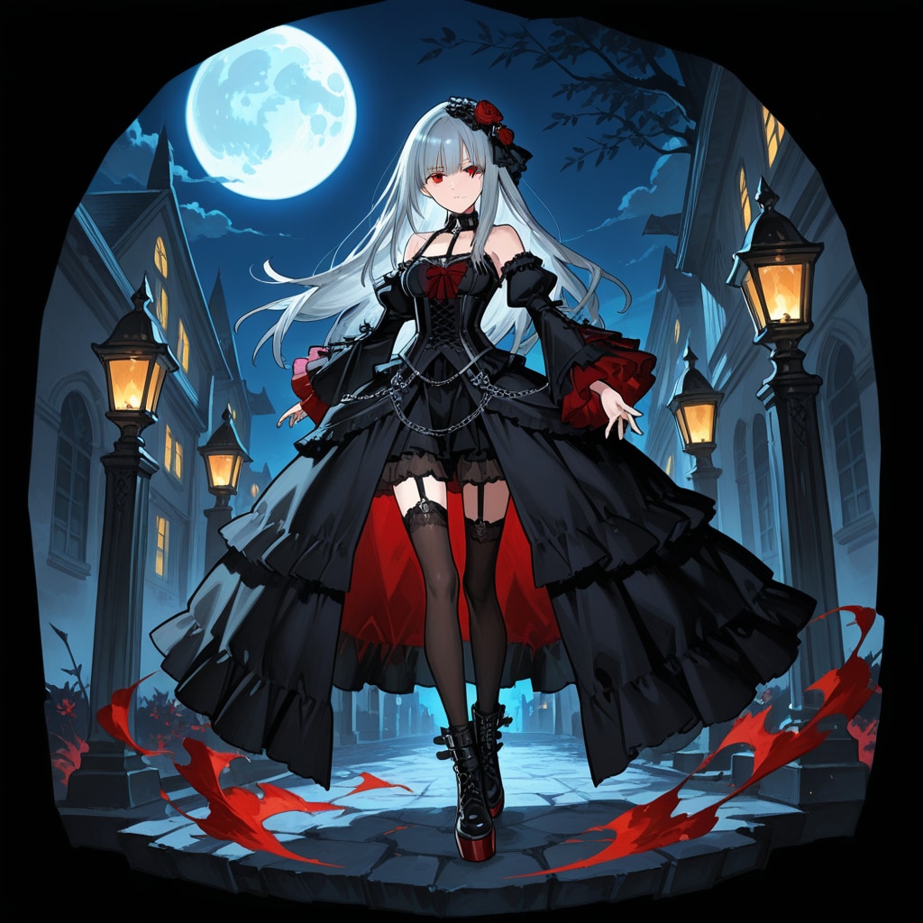 GOTHIC | の人気AIイラスト・グラビア