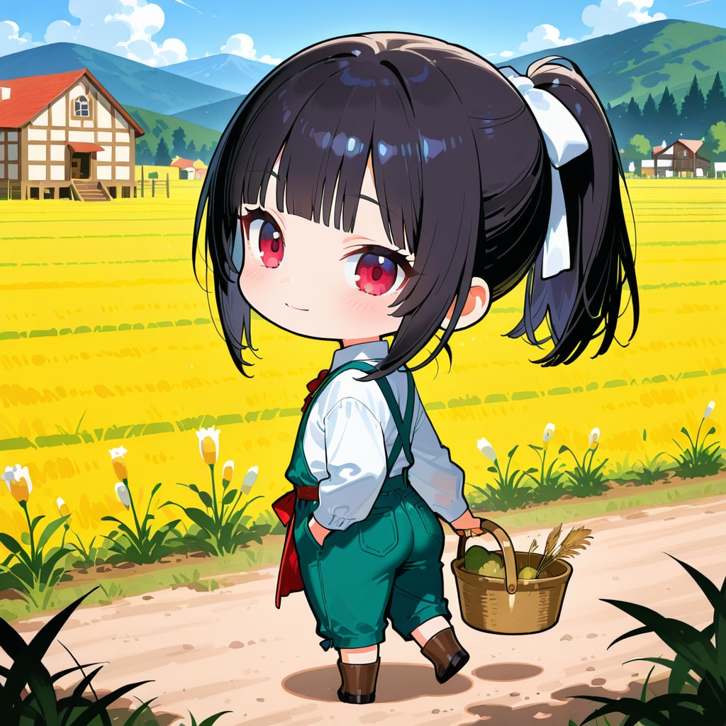 種まきの作業中だよ