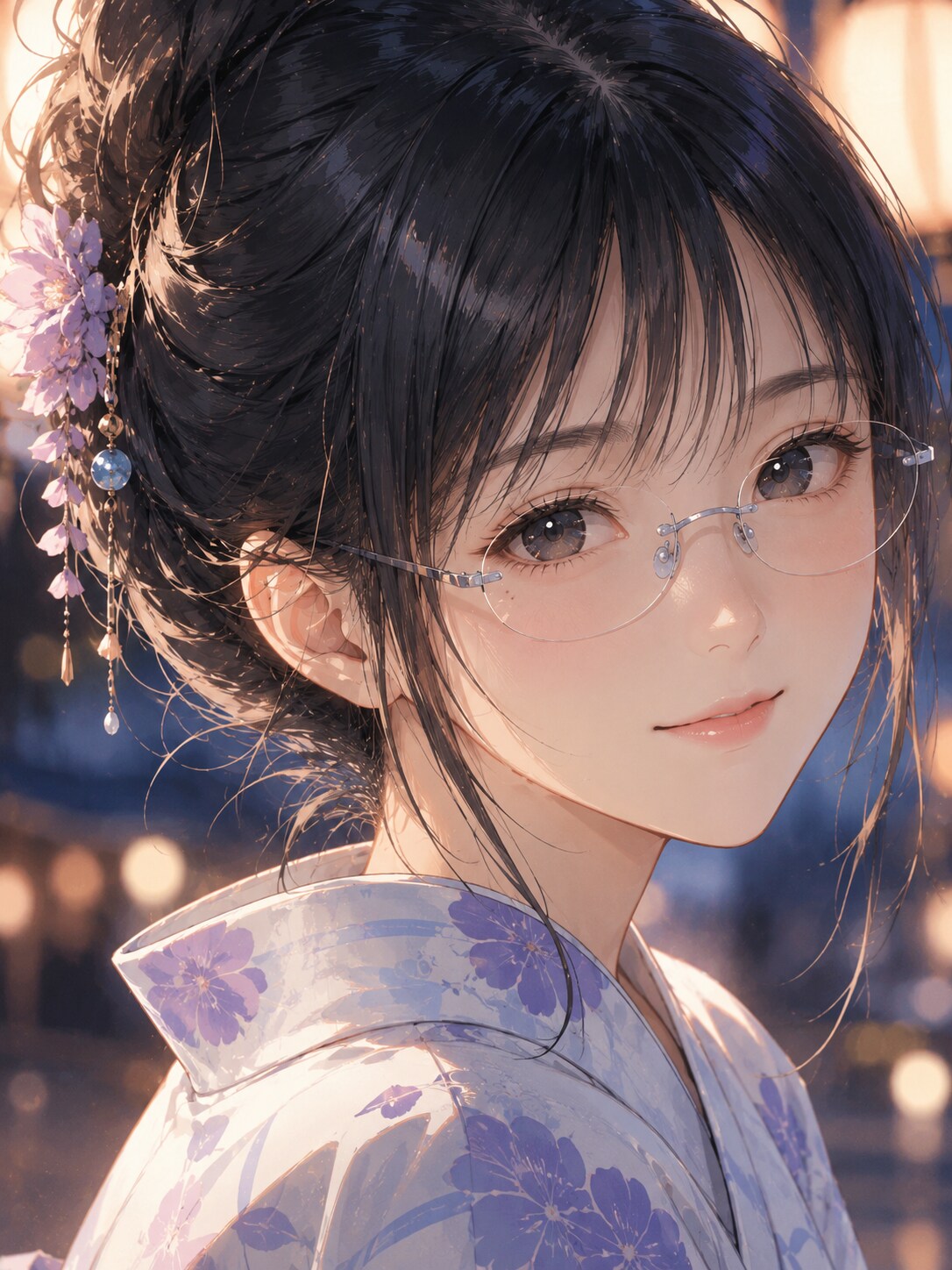 眼鏡っ娘の夏の思い出 | の人気AIイラスト・グラビア