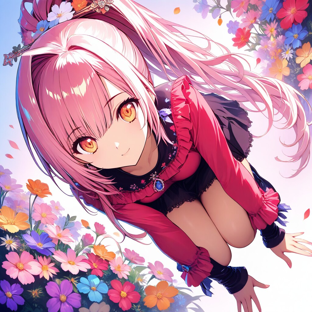 花と少女