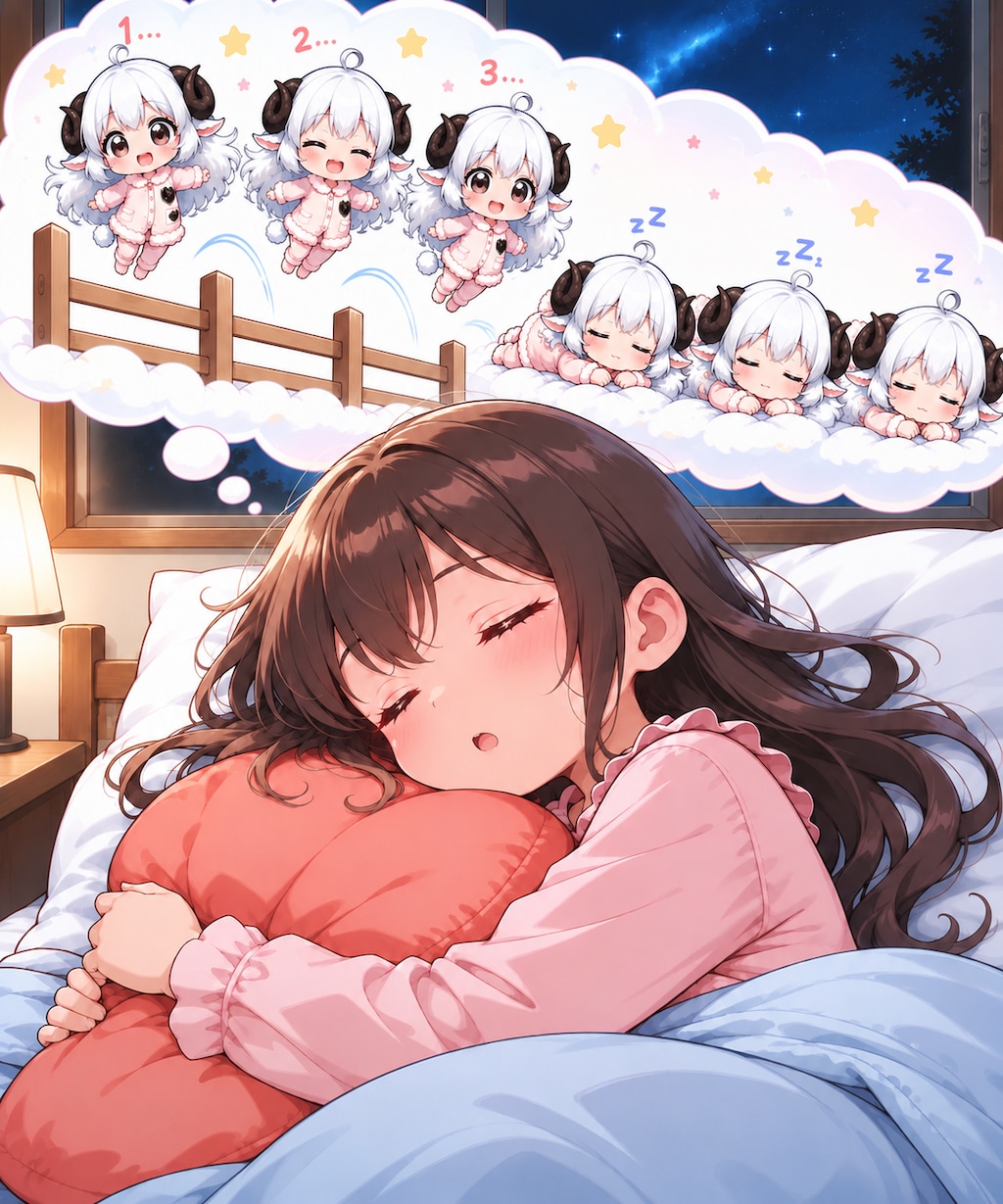 羊を数えると…💤