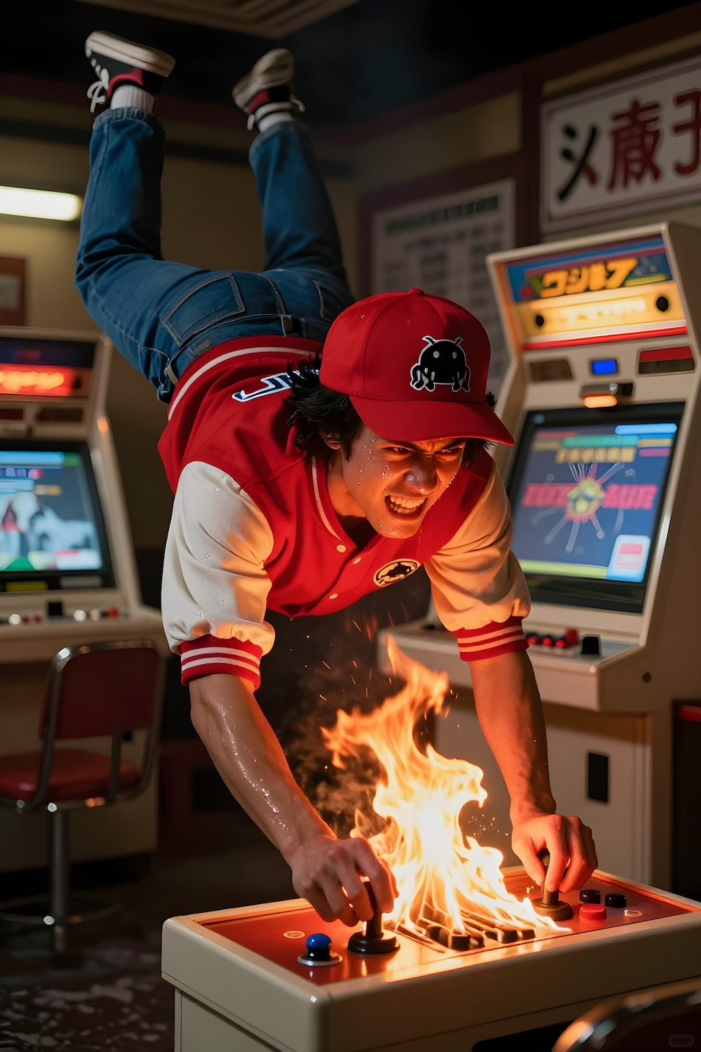 逆立ち? ムーンサルト?