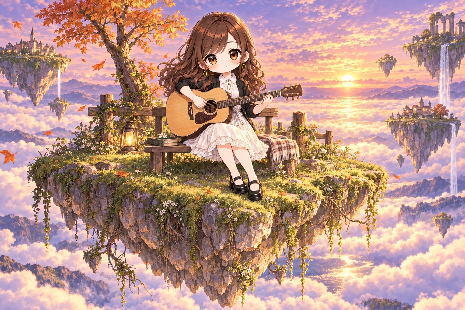 雲の上で、一曲どうぞ。 | の人気AIイラスト・グラビア