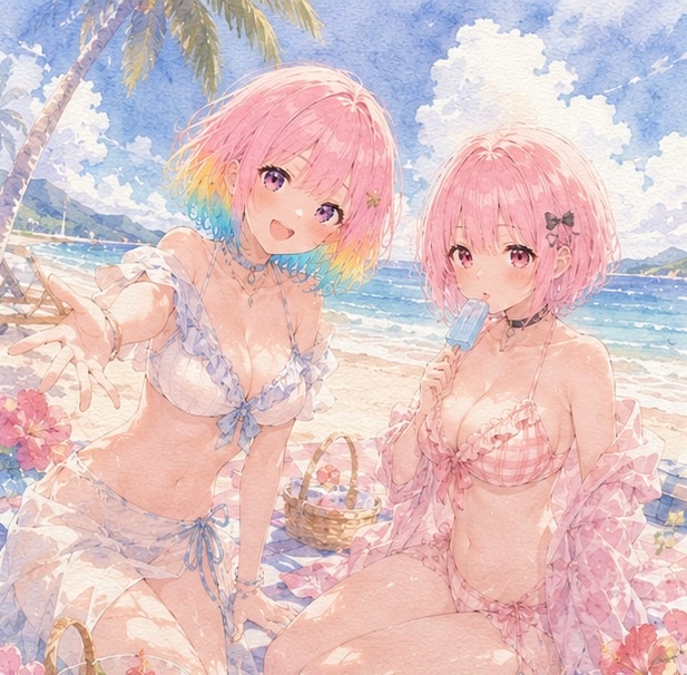 夏空キャンバス☀️🌊🖼️