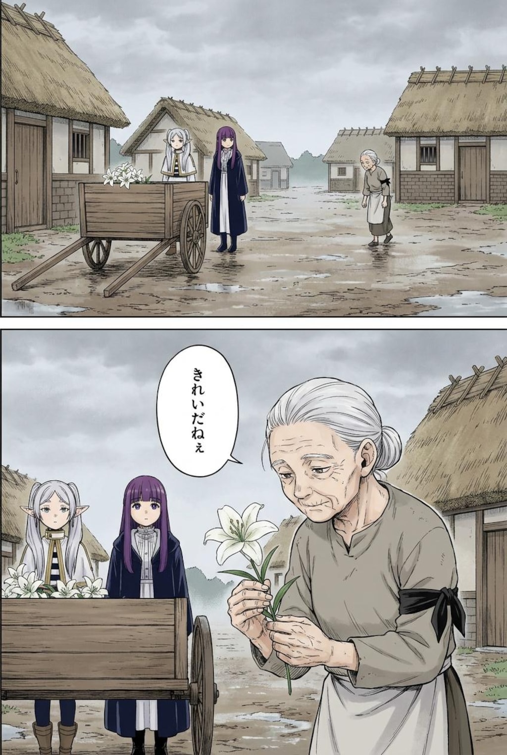 花送 3話 白百合