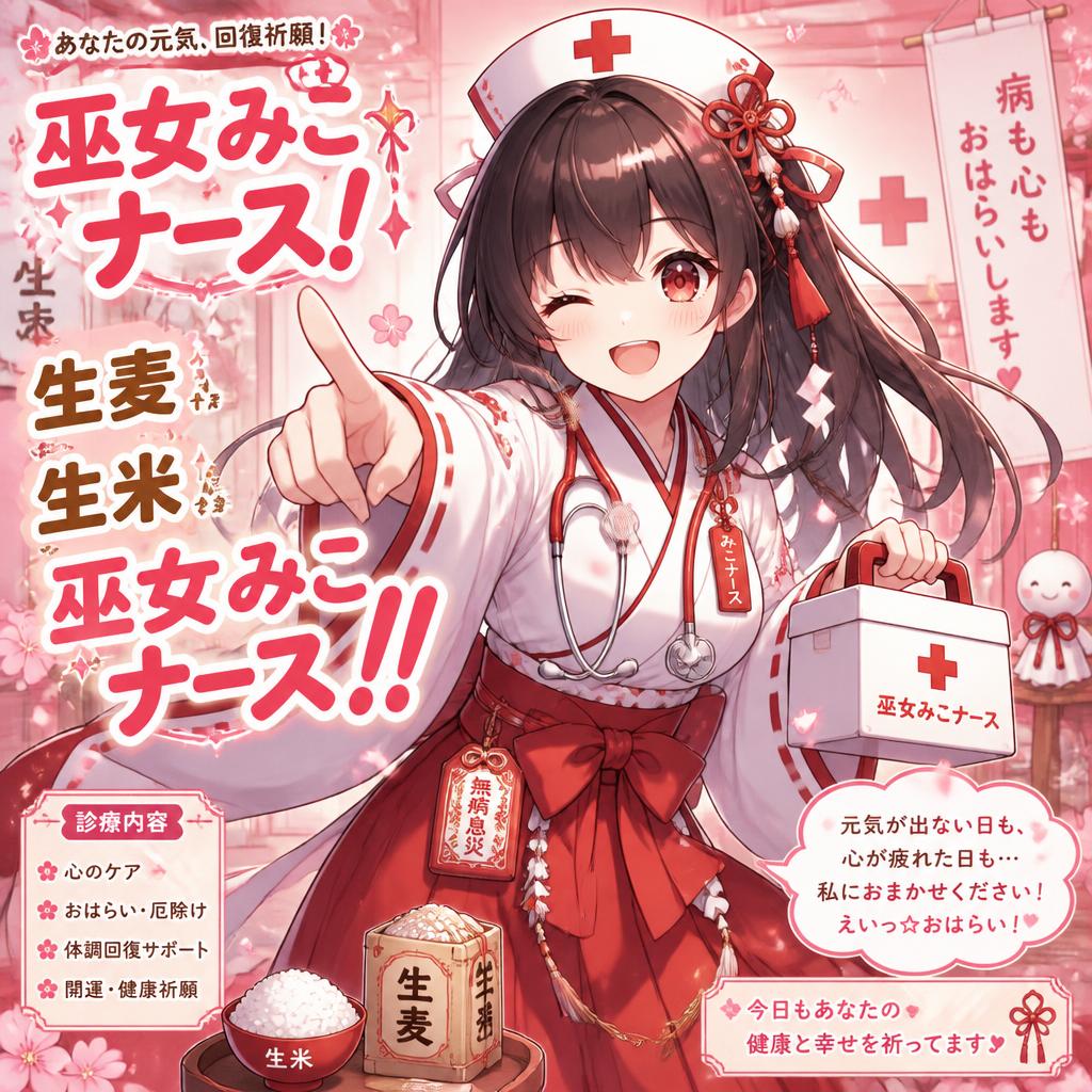 巫女みこナース！ | の人気AIイラスト・グラビア