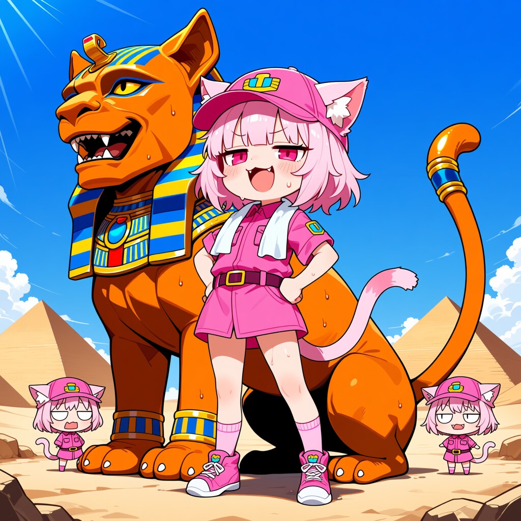 スフィンクスを発見したにゃ！！