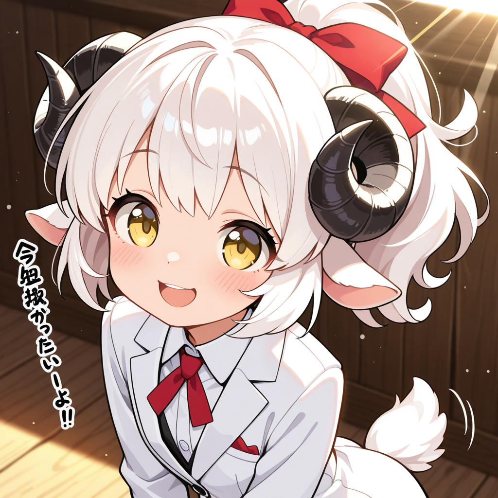 メイちゃんのポニテスーツ♡