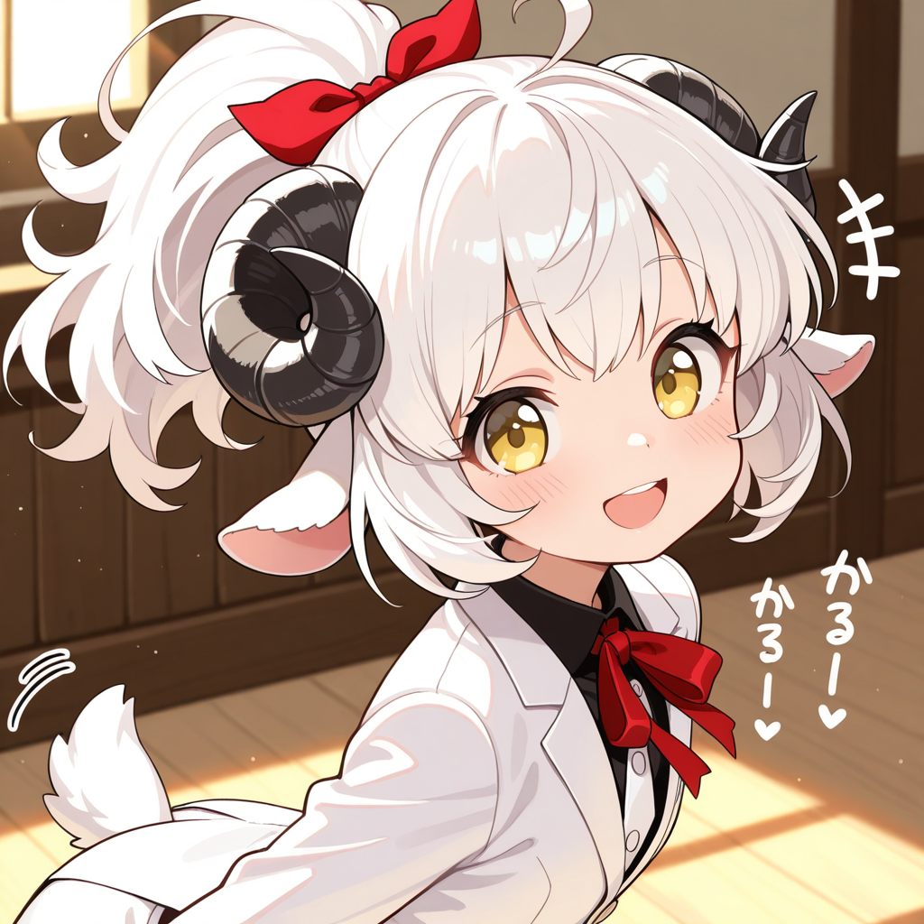 メイちゃんのポニテスーツ♡