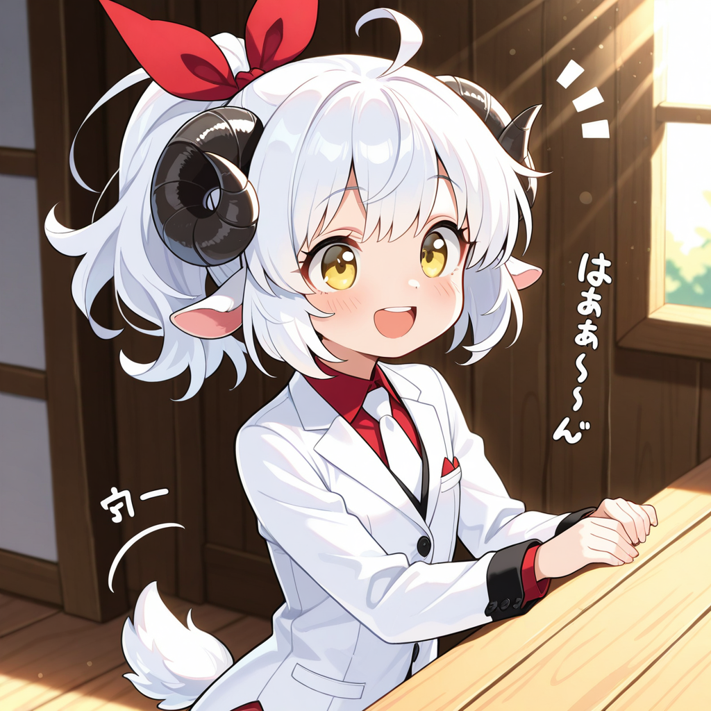 メイちゃんのポニテスーツ♡