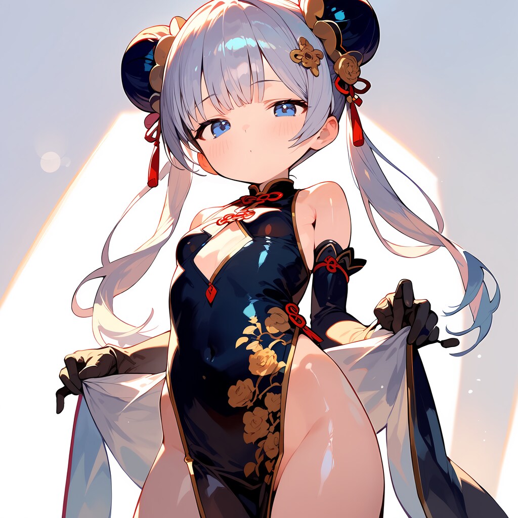 チーパオ♪お団子ツインテール♡