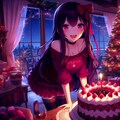 クリスマスケーキと、黒髪ロング少女★その2(11枚) 4枚目