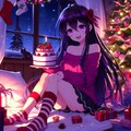 クリスマスケーキと、黒髪ロング少女★その2(11枚) 6枚目