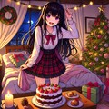 クリスマスケーキと、黒髪ロング少女★その2(11枚) 11枚目