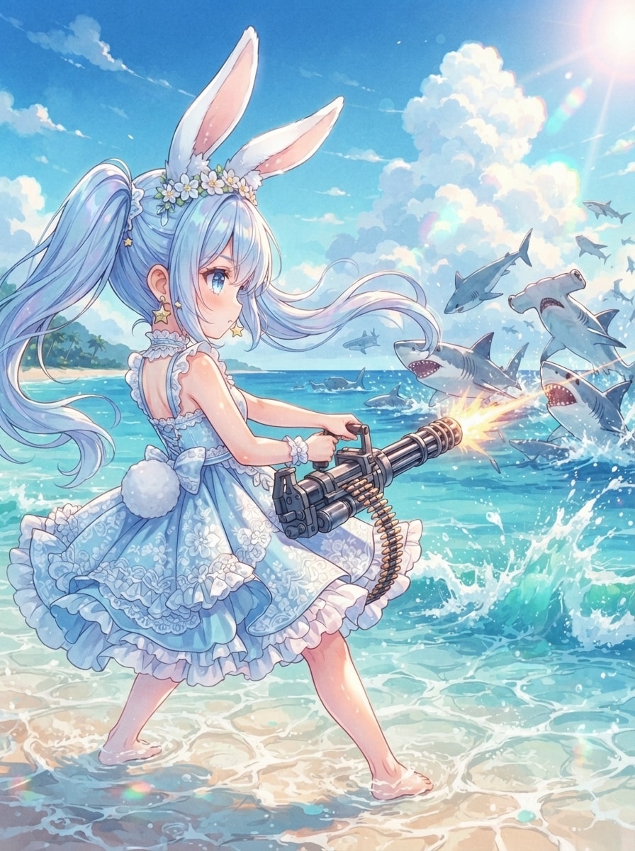 LARIMARぴょん | の人気AIイラスト・グラビア