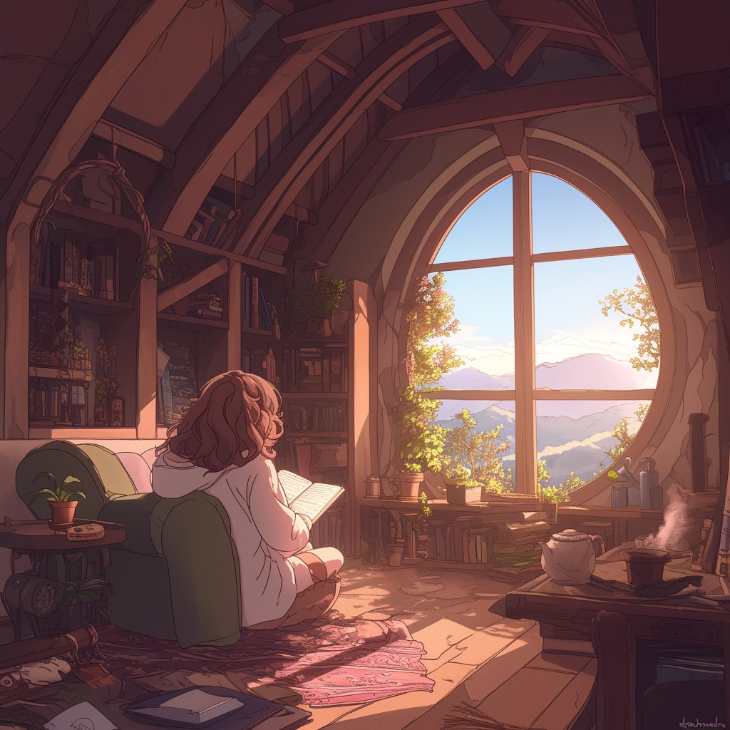 自然と景色と女の子 Nature, scenery, and a girl