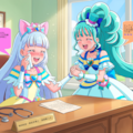 キュアニャミー、キュアリリアンに激励を受けて感涙する 4枚目