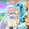 キュアニャミー、キュアリリアンに激励を受けて感涙する 3枚目