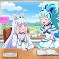キュアニャミー、キュアリリアンに激励を受けて感涙する 2枚目
