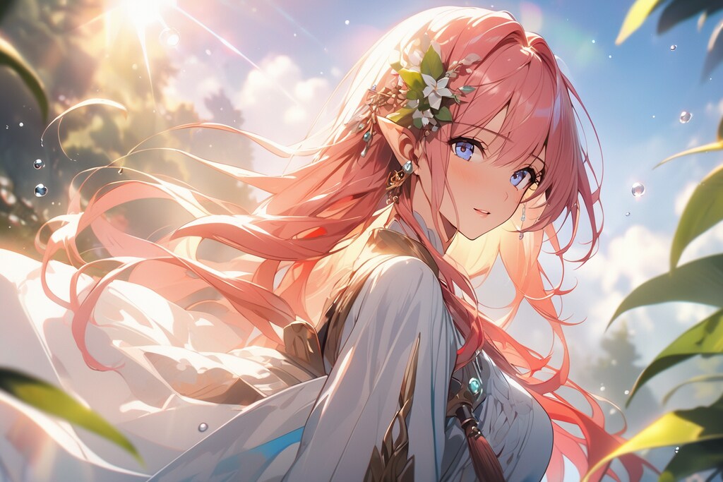 エルフさんの素敵な横顔