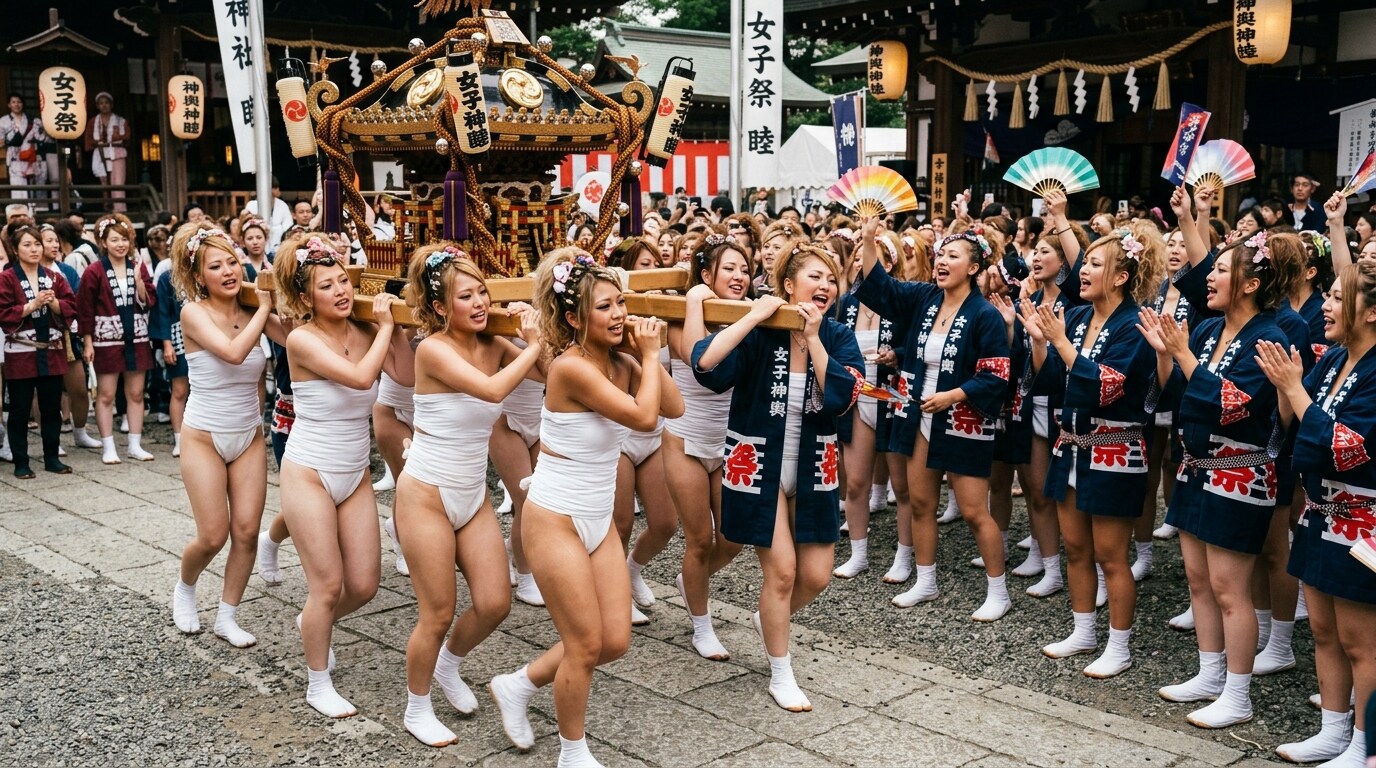神輿ギャル ②