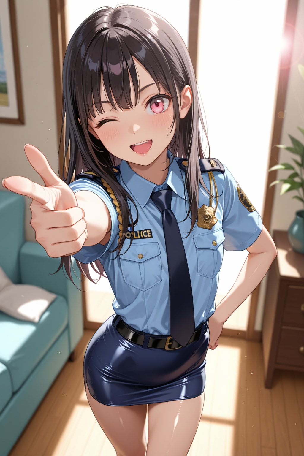 「タイホしちゃうぞっ♡」