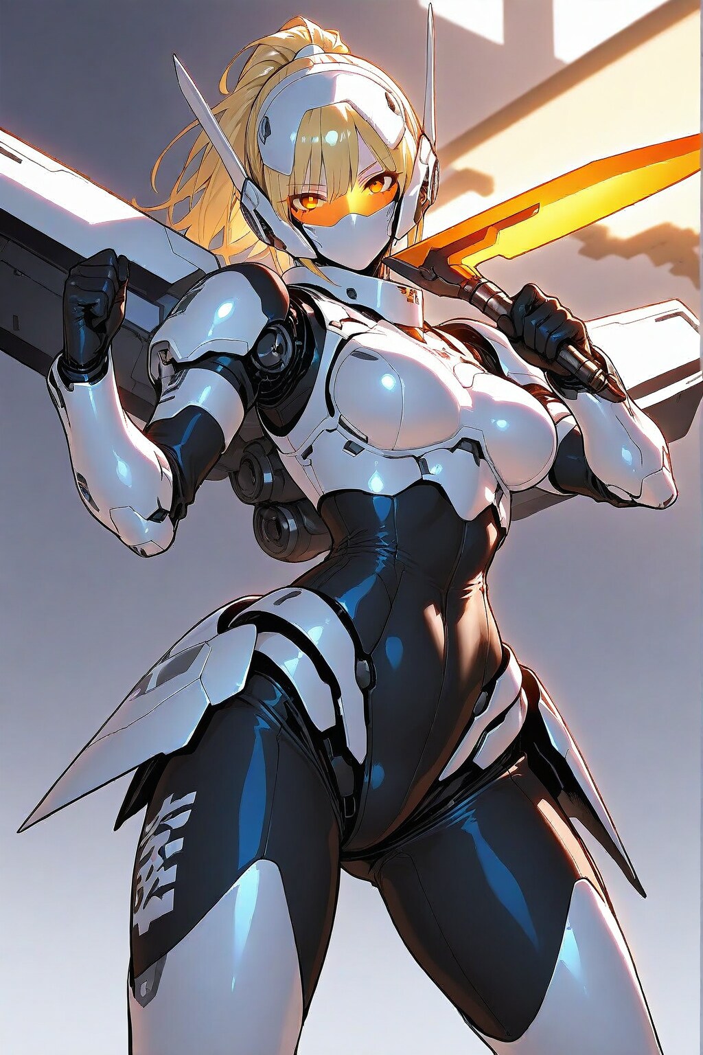 忍者なメカ娘 | の人気AIイラスト・グラビア