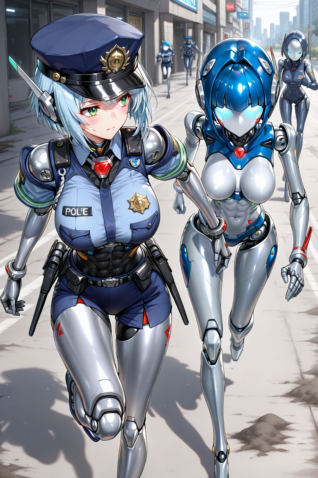 ちちぷい生成メカ娘　ポリス6