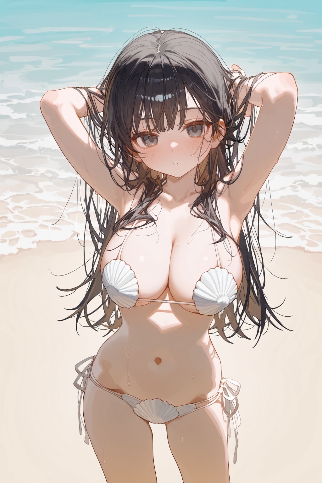 貝殻ビキニ