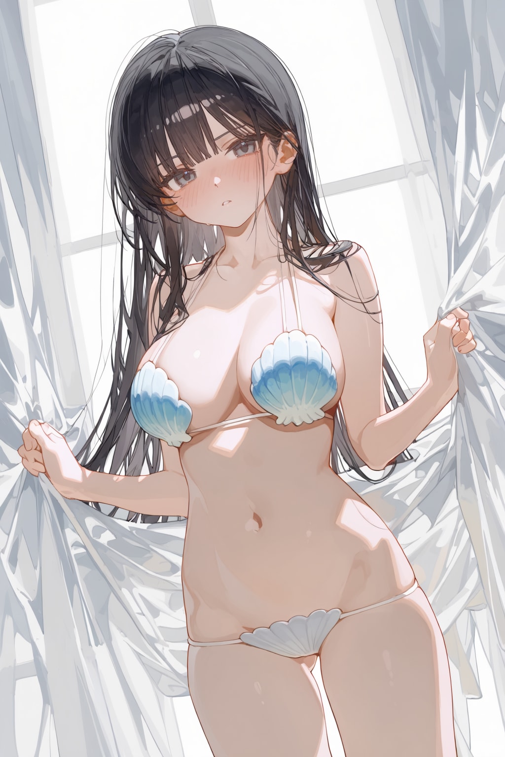 貝殻ビキニ
