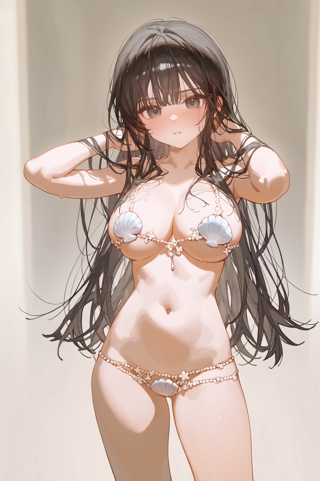 貝殻ビキニ