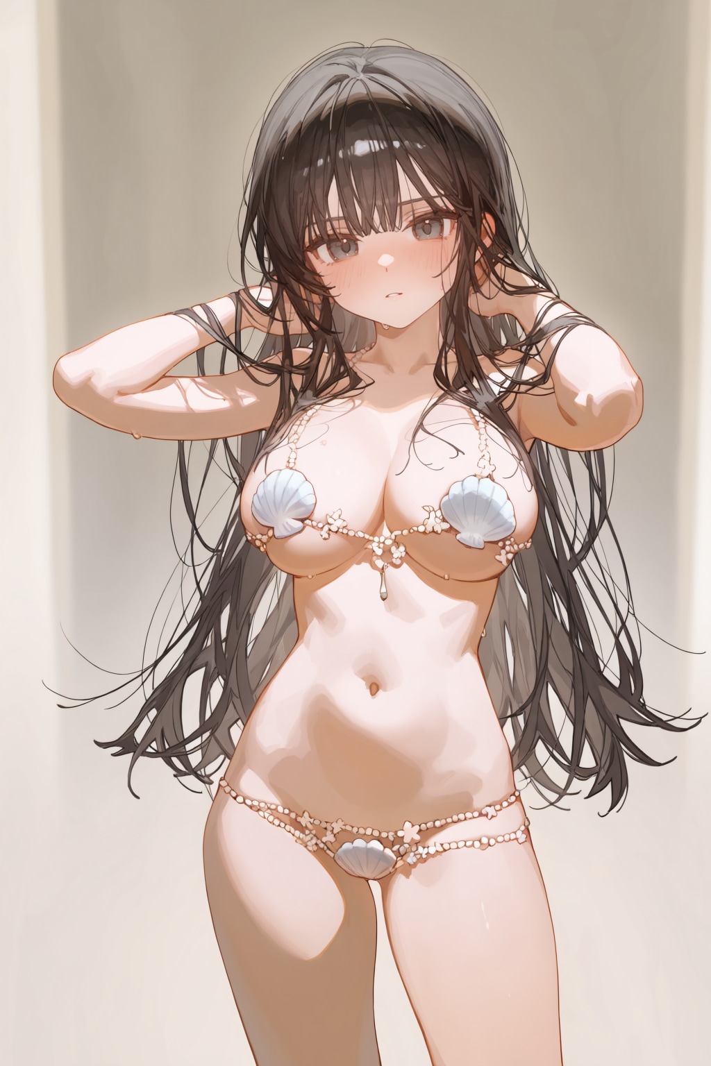 貝殻ビキニ