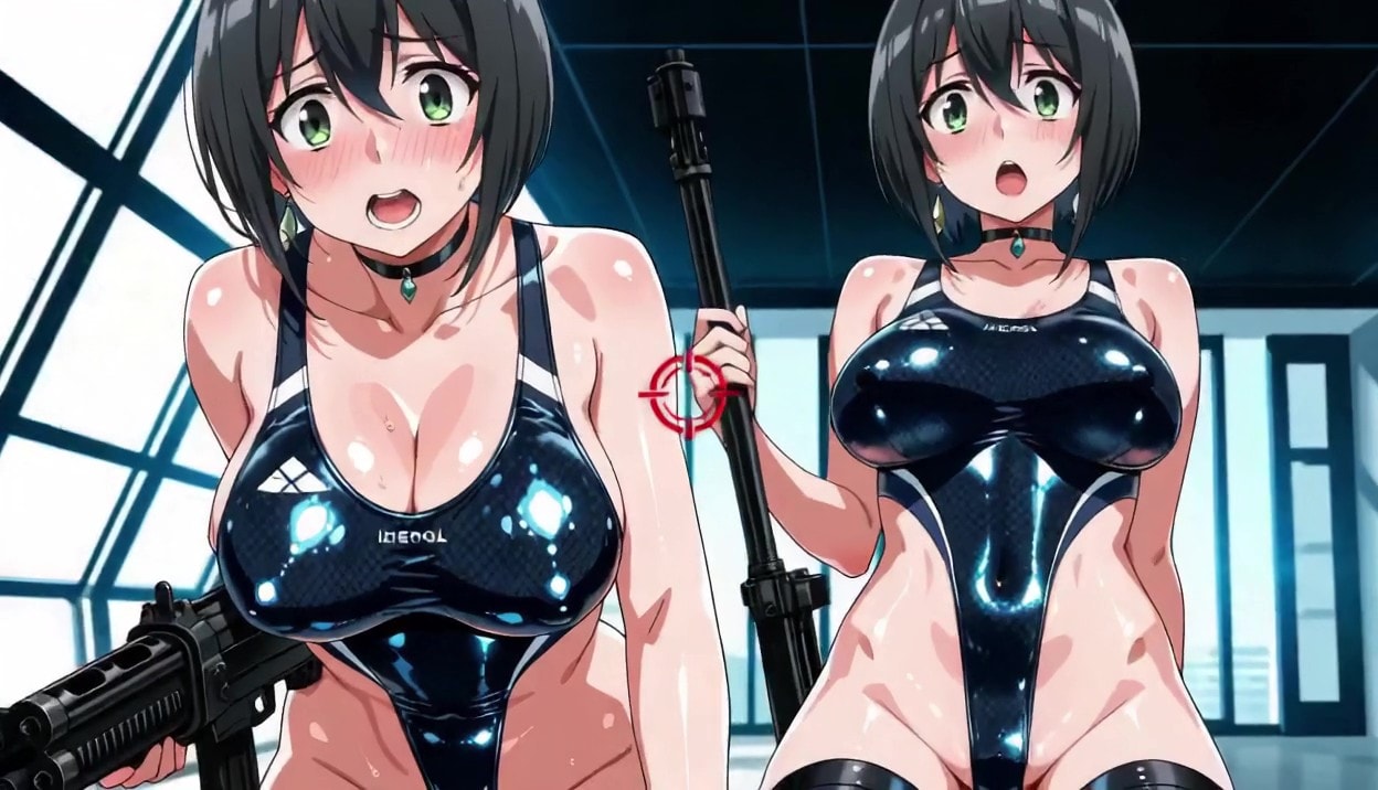 （これが私の理想のガンシューティングゲーム①😍💕）目にもとまらぬ！聖（性）なる早業！「エクスタシー💕多段ヒット早撃ち！」・・通称パンパン蝉撃ちｗｗ